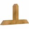 Ekena Millwork Portland Rough Sawn Timber Gable Bracket, Western Red Cedar, 36"W x 19"H x 4"D x 4"F, 13/12 Pitch GBW036X19X0404POR00RWR - alternate 2